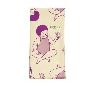 Blue Q F*CK 'EM DISH TOWEL 21” x 28”